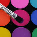 2Pcs Make Up Face Paint 15 Colors Palette Halloween Fancy Body Face Painting