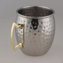 2Pcs Stainless Steel Hammered Moscow Mule Mug Drink Cup Camping Office 500ml