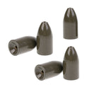 9Pcs Fishing Tungsten Sinkers Bullet Shape Flipping/Worm Weights 7.2g 8.8g