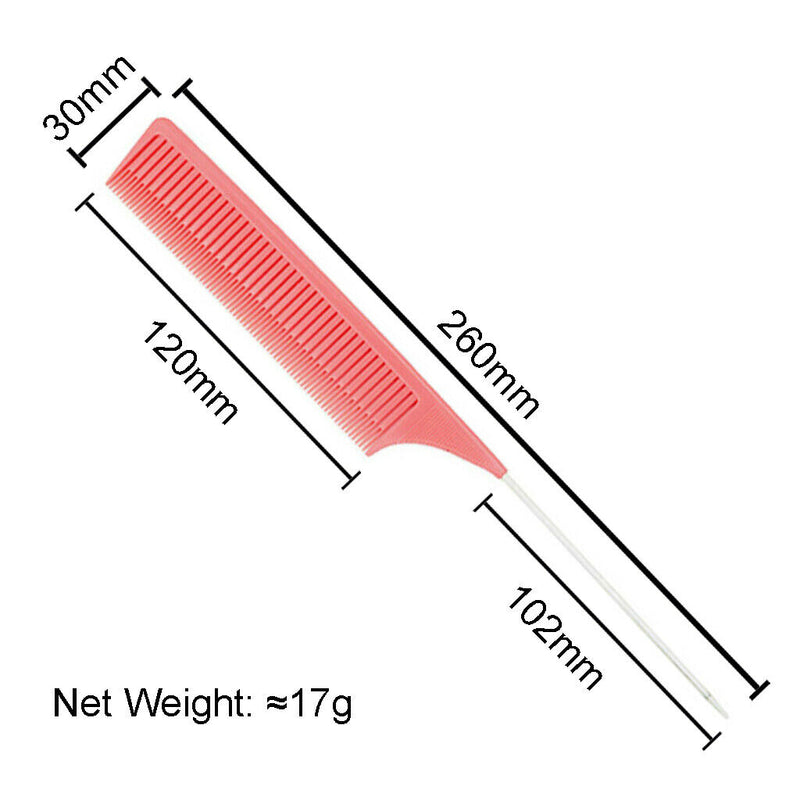 ABS Plastic Weave Highlighting Foiling Hair Comb Salon Styling Hair Combs