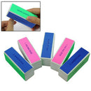 5 x Nail Art Tips 4-Way Buffer Buffing Sanding Block Files Manicure Tool