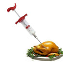 Marinade Flavour Injector Syringe Seasoning Sauce Turkey 1Needles J8U2 Meat R6G2