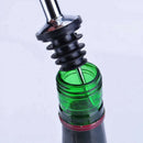 2x Stainless Steel Olive Oil Liquor Wine Pourer Spout Free Flow Bottle Dispenser