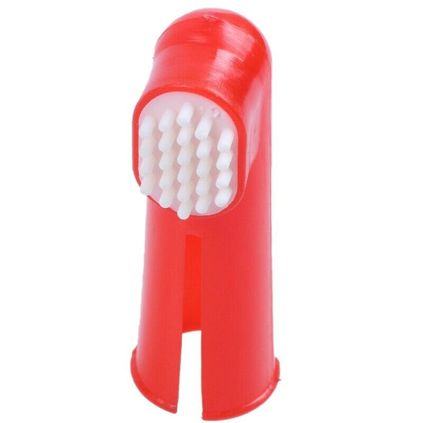 Oral Toothbrush Set + Massage Finger Brush Grooming Toothpaste for Dog Pupp