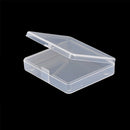 2X Transparent Plastic Storage Box Clear Multipurpose Parts Product Small Box FT