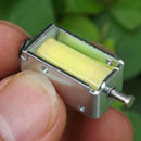 12V DC suction micro electromagnet spring push pull type rod solenoid magnet M&