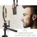 Dimmable Studio Camera 6'' Ring Light Photo Phone Video with USB Plug