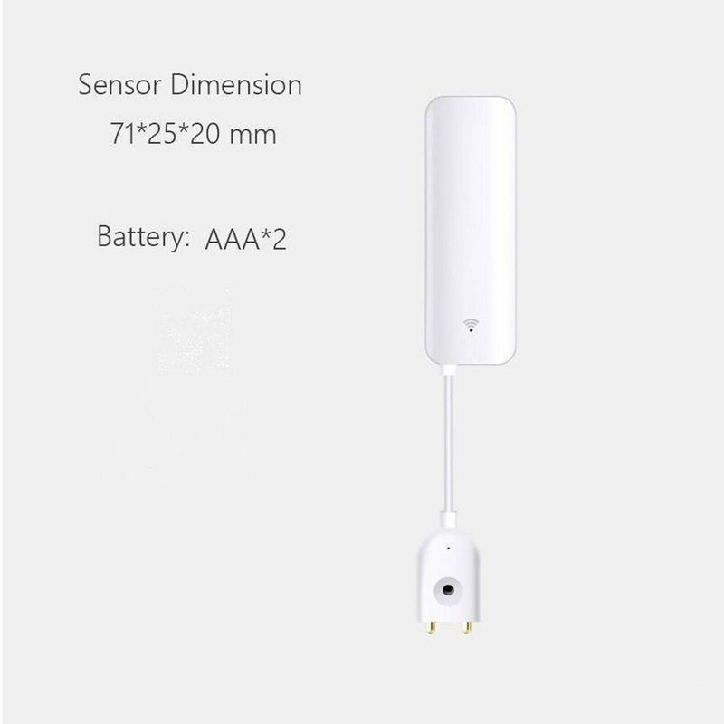 Water Alarm, Wi-Fi Water Leak Detector, Alarm and Smart App Notification Alerts,