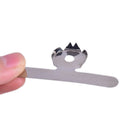 1PC Garlic Peeler Stainless Steel Multifunctional Kitchen Chestnut Ginger Peeler