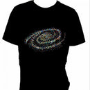 Universe Rhinestones Iron on Hot Fix Motif Heat Press Applique Patch 12.5x6.2