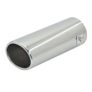 Chrome Stainless Steel Car SUV Rear Round Exhaust Pipe Tail Muffler Tip 64mm