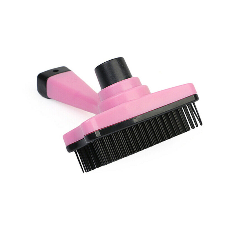 2pcs Pet Dog Cat Puppy Hair Trimmer Comb Brush Slicker Shedding Rake with Push