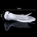 2Pcs Birds Simulation Artificial Feather Doves Feather Park Mall Ornament ME