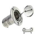 38mm Marine Boat Water Fuel Tank Deck Fill Filler & Key Stainless Steel
