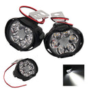 2pcs 6LED Motorcycle Headlight Spot Lights Head Lamp LED Front DC12V Driv FMP