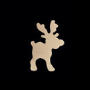 Wooden Elk Shape Embellishments Crafts Christmas Tree Hanging Pendant Tags