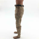 1/6 Plaid Shirt Khaki Pants Black Tie Male Outfit for 12'' Action Figures