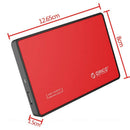 Orico-2588Us3 2.5 Inch Hdd Case Sata To Usb 3.0 Hdd Case Ssd Adapter For Sa