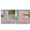 2Pieces Letter L E Floating Wooden Marquee Letter Number Decor Ornament