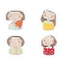 Flower Girl Planter Set - 4pcs European Style Succulent Plants Planter Pot