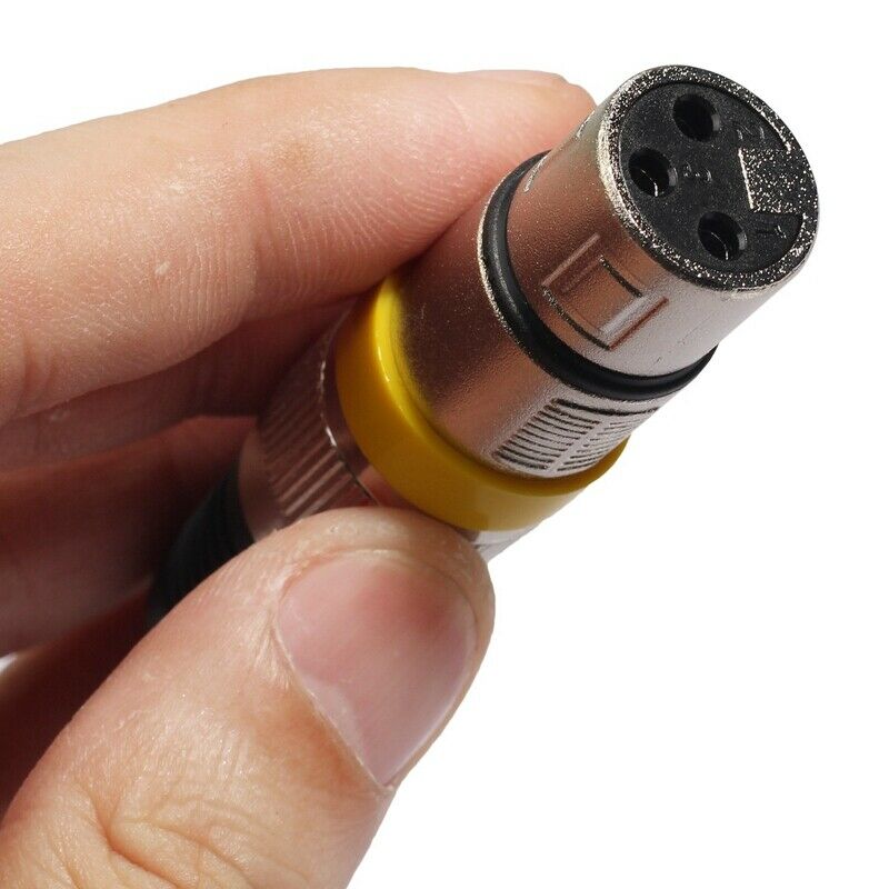 30Cm 3Pin Xlr Male to 2 Xlr Female Audio Extension Cable Y Splitter for Mic