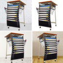 Oxford Desk-Side Pocket Book Storage Bags Table Office Organizer Dorm Pouch