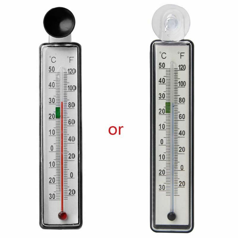 Fish Tank Aquarium Thermometer Glass Meter Water Temperature Gauge Suction  A2Q2