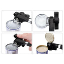 Can Opener Manual Handheld Safe Smooth Edge Easy Turn Knob QUICK OPENING