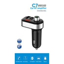 2 in 1 Dual USB Fast Charging Phone Charger Bluetooth 5.0 MP3 Player Adapter