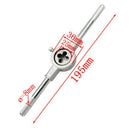 8 pcs Metric Tap Wrench and Die Set M3-M12 Nut Bolt Alloy Metal Hand Tools
