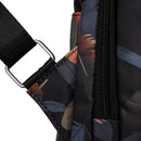 Fashion Burglar-Proof Feather Print Backpack Women'S Oxford Waterproof Trav