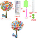 DIY Tree Diamond Painting Luminous Switch Stickers Outlet Wall Decals Decor