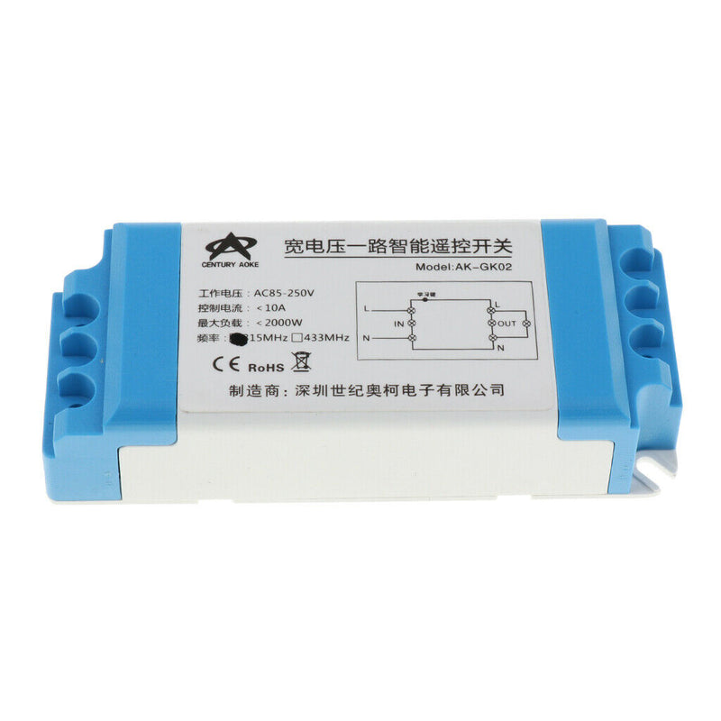 Wireless Remote Control Switch Use Lamps Garage Doors Cars