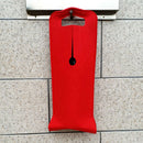 Red Thick Wine Bottle Carrier Bag Cooler for Picnic Beach Airplane Travel
