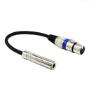 1/4 Inch 6.35 Mm Stereo Jack to XLR 3 Pin Audio Jack