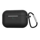Silicone Cover Earphone Pouch Silicone Case For AirPods Pro, Black