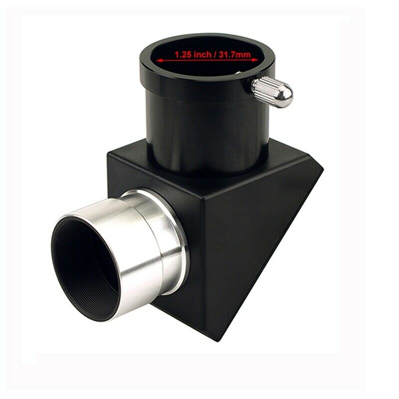 1.25 Inch Diagonal Mirror Monocular Telescope 90 Degree for Astronomy Astro