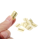 10Pcs Kitchen Cabinet Door 4 Holes Drawer Hinges Jewelry Box Furniture 18x16mm