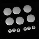 6 Sets No Sew Hammer On Denim Jeans Buttons Studs Button For DIY Repair 20mm