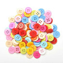 Generic DIY random color Set of 100 sewing buttons Craft for kids DIY toys, K5U6