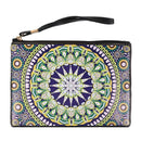 DIY Mandala Special Shaped Diamond Painting Wristlet Bags Women Wallet