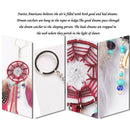 Feather Bead Dream Catcher Bag Purse Clutch Keyring Key Chain Ring Keychain