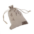 10 Linen Jute Sack Jewelry Pouch Drawstring Gift Bags Wedding Chinese Favor