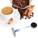 Espresso Stand Coffee Measure Tamper Spoon Stainless Steel Coffee & Tea Tor W5Y1