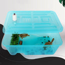 1pcs Plastic Reptile  Tortoise Turtle Tank Terrariums Box Vivarium Box
