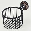 Modern Black Wall-Mounted Bathtub Hardware Set Luxury Clothes Hook Toilet P