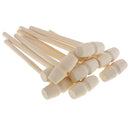 10 Pieces Mini Wooden Hammer Wood Mallets for Seafood Lobster Crab Shell Leather