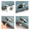 10 Sets 17mm Jeans Metal Button Press Instant Buttons Replacement Pants Button