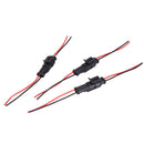 10 kit Waterproof AC/DC Power Female & Male 2Pin 2Way Cable Connector  Z