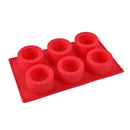 6 Holes Concrete Planter Molds Homemade Succulent Plants Pot Silicone M Hn